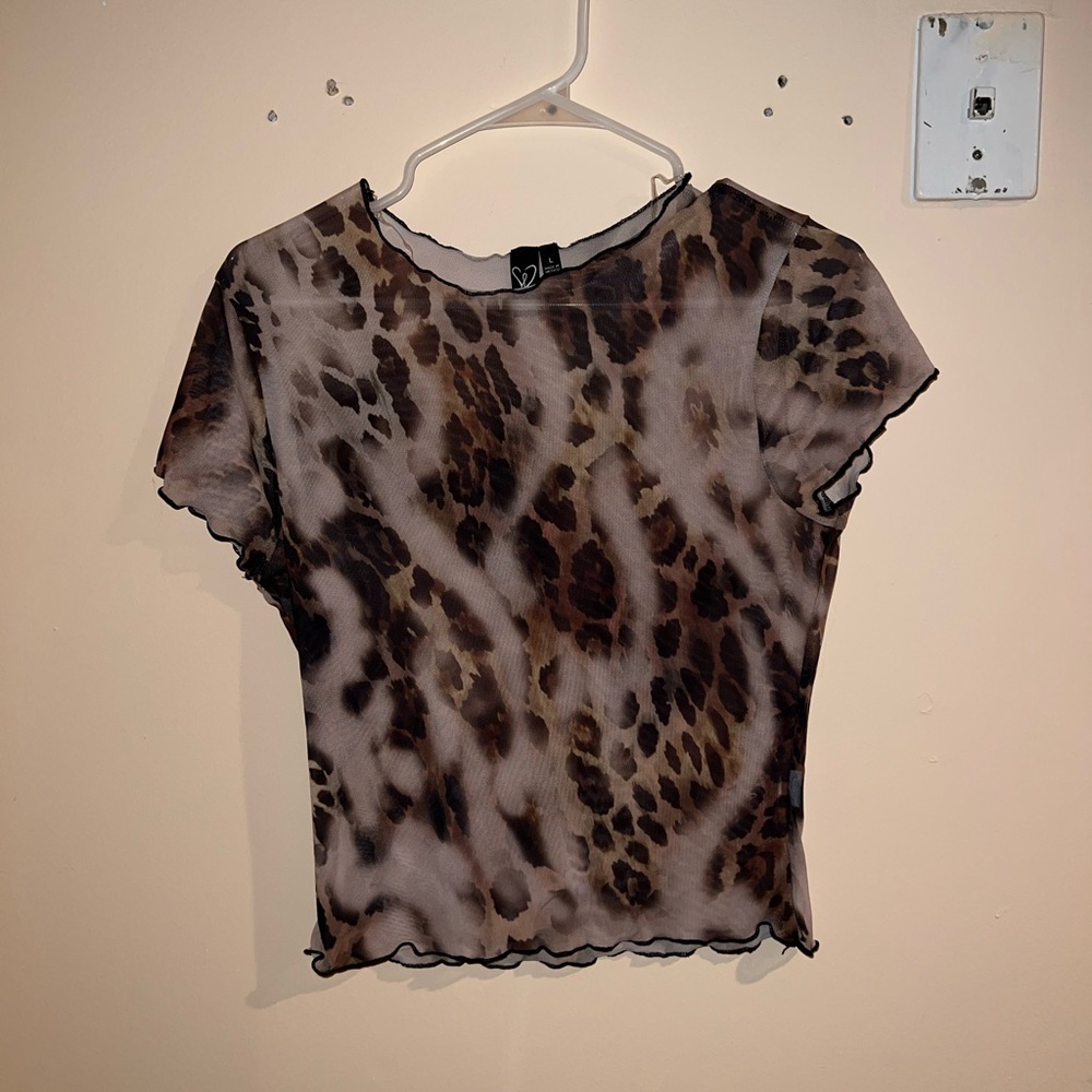 Leopard Print Women's Top